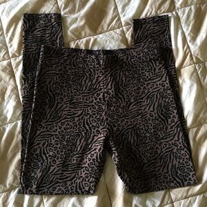 Style & Co Animal Print Leggings Size S